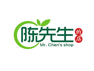 吴晓伟的陈先生的店logo设计