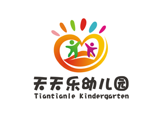 谭家强的天天乐幼儿园logo设计