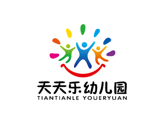 王涛的天天乐幼儿园logo设计