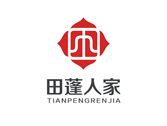吴晓伟的田蓬人家食品logo设计logo设计