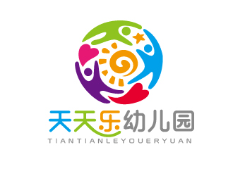 赵军的天天乐幼儿园logo设计