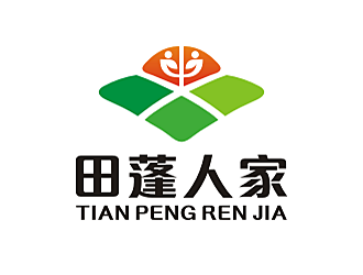 劳志飞的田蓬人家食品logo设计logo设计