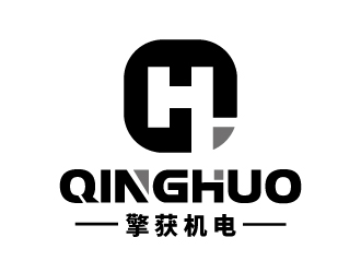 张俊的上海擎获机电科技有限公司logo设计