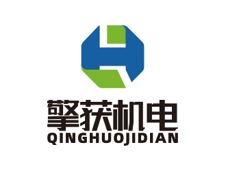 葛俊牟的上海擎获机电科技有限公司logo设计