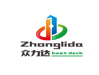 何锦江的江苏众力达建材科技有限公司logo设计