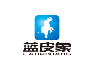 孙金泽的蓝皮象logo设计