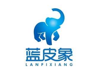 孙金泽的蓝皮象logo设计