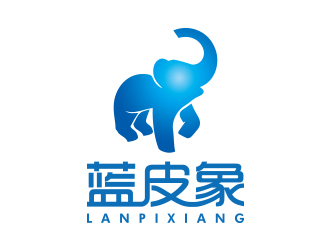 孙金泽的蓝皮象logo设计