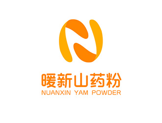 吴晓伟的暖新山药粉产品logo设计