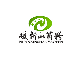 秦晓东的暖新山药粉产品logo设计