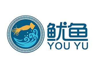潘乐的鱿鱼logo设计