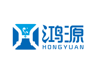 黄安悦的上海鸿源管道维修检测工程有限公司logo设计