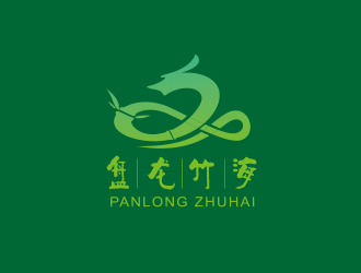 黄安悦的盘龙竹海logo设计