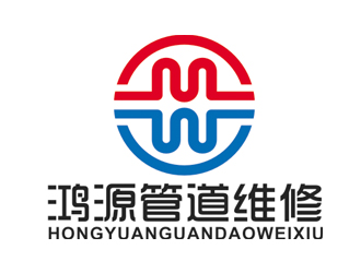 赵鹏的上海鸿源管道维修检测工程有限公司logo设计