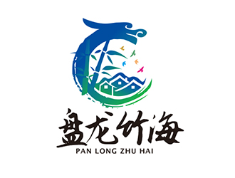 盛铭的盘龙竹海logo设计