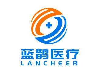 李杰的蓝鹊医疗科技公司，英文公司名：lancheerlogo设计