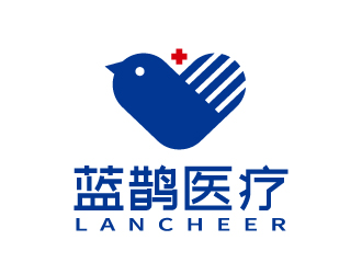 张俊的蓝鹊医疗科技公司，英文公司名：lancheerlogo设计