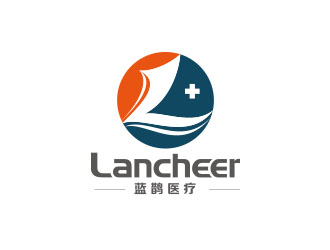 朱红娟的蓝鹊医疗科技公司，英文公司名：lancheerlogo设计