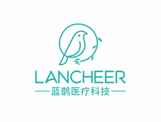 唐国强的蓝鹊医疗科技公司，英文公司名：lancheerlogo设计