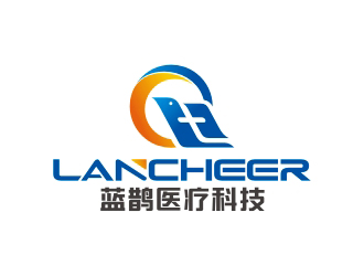 曾翼的蓝鹊医疗科技公司，英文公司名：lancheerlogo设计