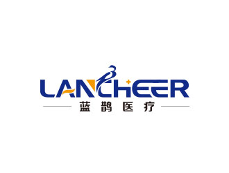 朱红娟的蓝鹊医疗科技公司，英文公司名：lancheerlogo设计