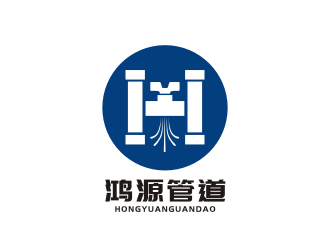 姜彦海的上海鸿源管道维修检测工程有限公司logo设计