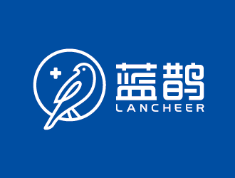 王涛的蓝鹊医疗科技公司，英文公司名：lancheerlogo设计