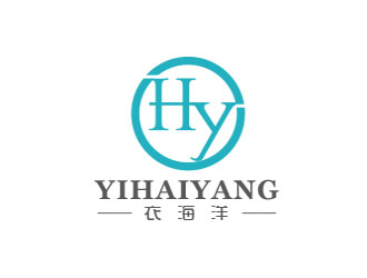 朱红娟的yihaiyang衣海洋logo设计
