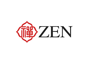 吴晓伟的禅ZEN中国文化logo设计logo设计