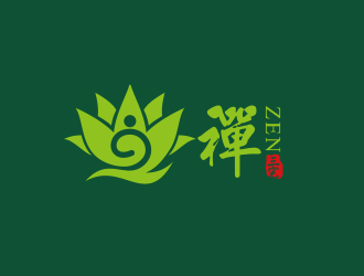 黄安悦的禅ZEN中国文化logo设计logo设计