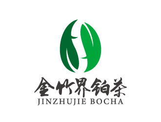 叶美宝的金竹界铂茶 LOGOlogo设计