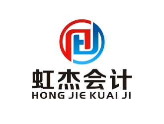 虹杰会计logo设计