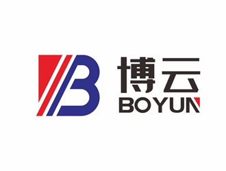 唐国强的博云logo设计