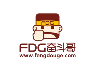 曾翼的FDG奋斗哥logo设计