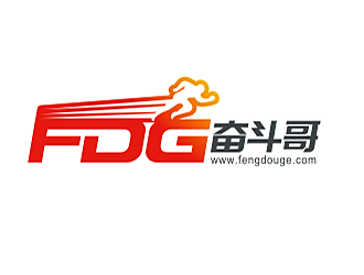 劳志飞的FDG奋斗哥logo设计