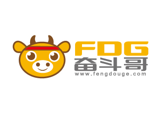 赵军的FDG奋斗哥logo设计