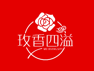 李杰的玫香四溢食品logo设计