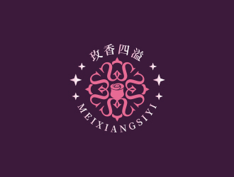 黄安悦的玫香四溢食品logo设计