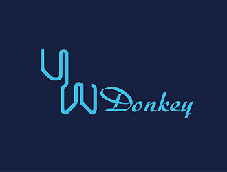 秦晓东的Donkey 手绘线条logologo设计