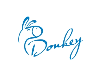 曾翼的Donkey 手绘线条logologo设计