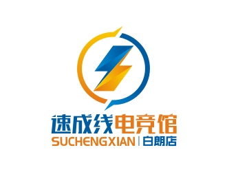 速成线电竞馆logo设计