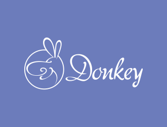 何嘉健的Donkey 手绘线条logologo设计