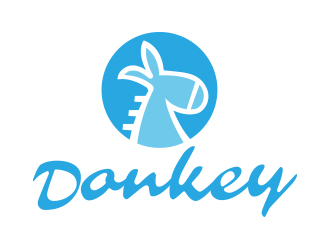 向正军的Donkey 手绘线条logologo设计
