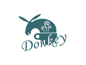 姜彦海的Donkey 手绘线条logologo设计