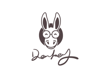 郑锦尚的Donkey 手绘线条logologo设计