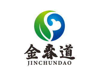 叶美宝的金春道logo设计