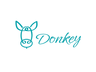 安冬的Donkey 手绘线条logologo设计