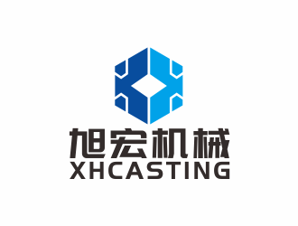 汤儒娟的旭宏机械制造logo设计
