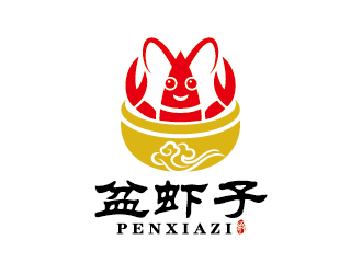 王涛的盆虾子logo设计