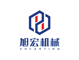 赵锡涛的旭宏机械制造logo设计